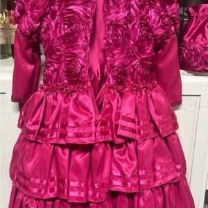 Charming Fuchsia Kids Formal Dress